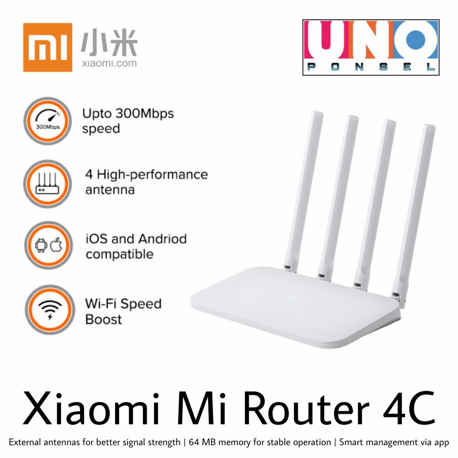 Thiết Bị Phát Sóng Wifi Xiaomi Mi 4c Với 4 Tốc Độ 300mbps