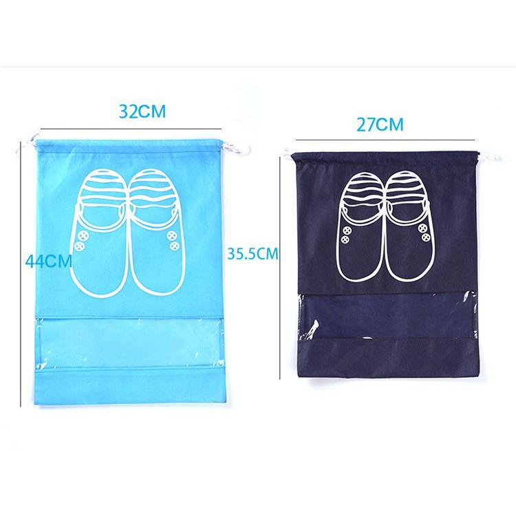 Túi vải đựng giầy dây rút đựng giày dép quần áo đồ lót khi đi du lịch hay chơi thể thao