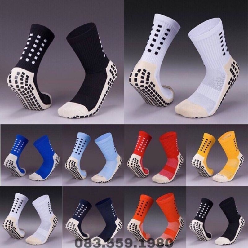 tất đá bóng chống trơn dài đến bắp chân