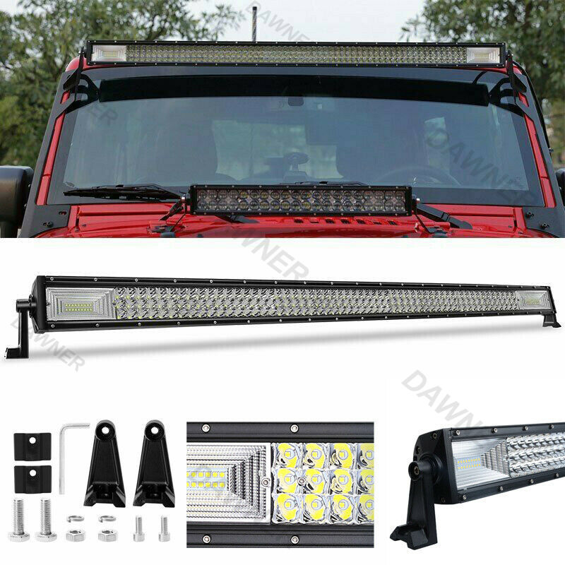 Thanh Đèn Led 450w 22 32 42 Inch Cho Xe Jeep 4x4 Dc 12v 24v