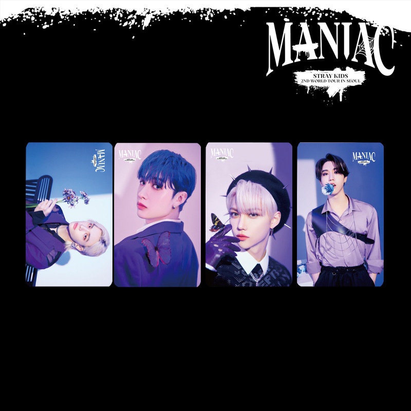 Set 8 Thẻ Ảnh Lomo Các Thành Viên Nhóm Nhạc Kpop Stray Kids