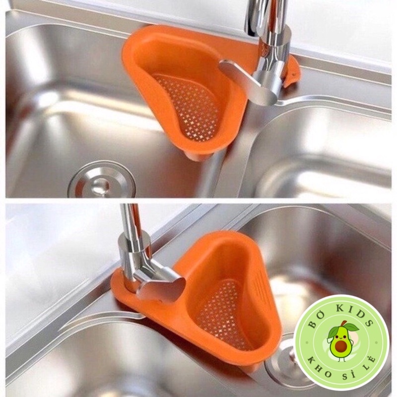 Giỏ Lọc Rác Bồn Rửa Bát Gài Bồn Rửa Chén Bồn Rửa Bát Khay ọc rác gắn bồn rửa bát Rổ Nhựa Đựng Giẻ Rửa Chén Xà Phò