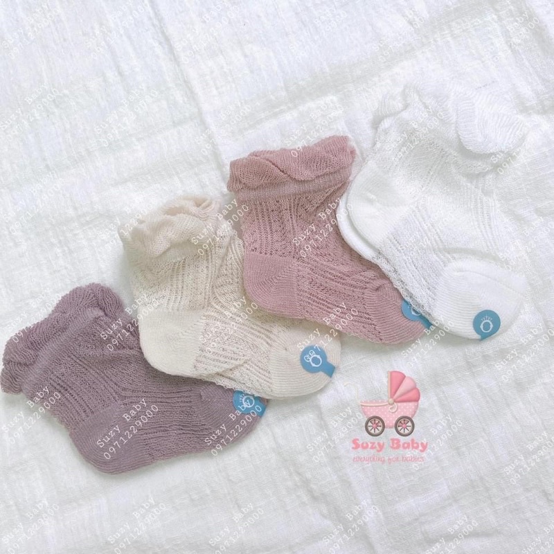 Set 4 đôi tất lưới điều hòa cho bé