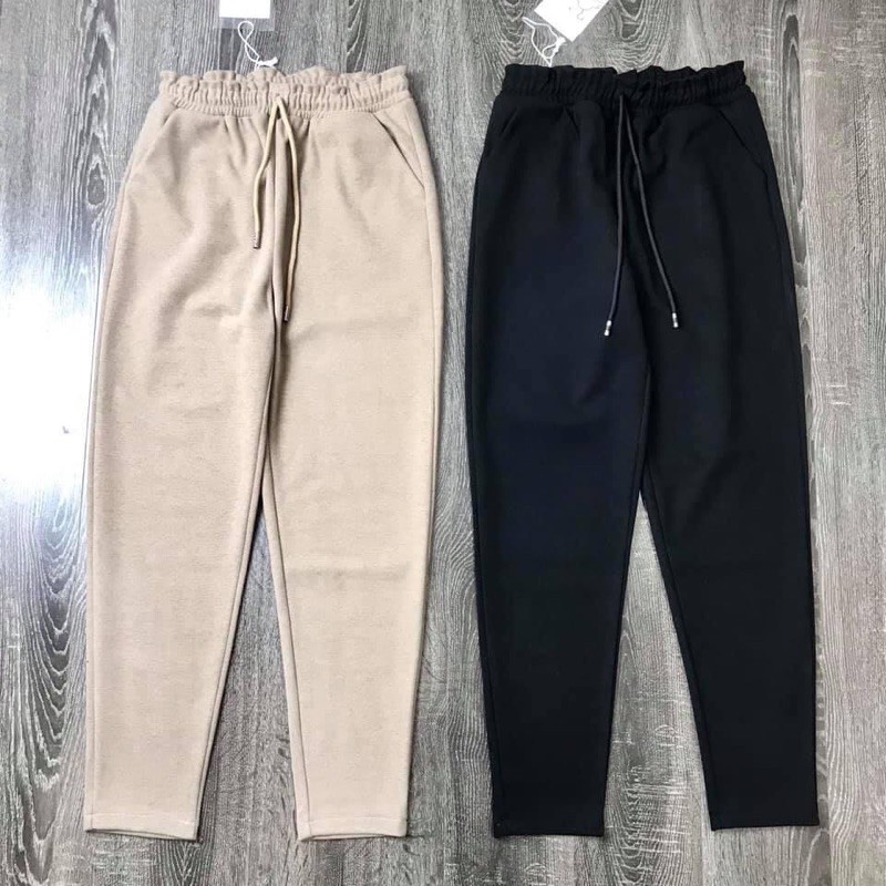 Baggy dạ Hàn cạp chun