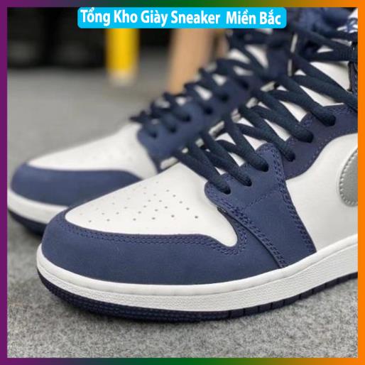 Giày thể thao Jordan NAVY Xanh Than Cổ Cao Cổ Thấp Nam Nữ cực chất dễ phối đồ FullBox -1_yhg