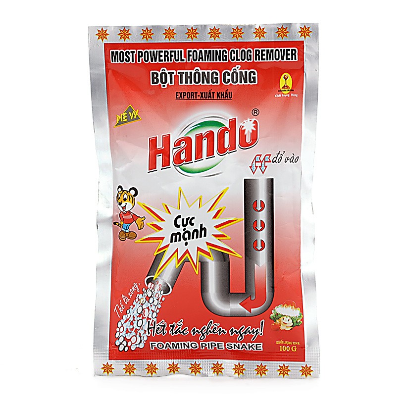 Bột thông cống 100g xuất khẩu Hando