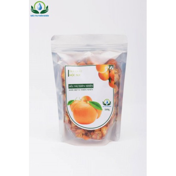 Trà quất (tắc) vàng sấy khô thương hiệu Mộc Sắc gói 100g