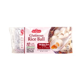 Bánh Trôi Nước Đậu Đỏ Spring Home 200gr/ 10b - Singapore/ Red Bean Glutinous Rice Ball - Singapore