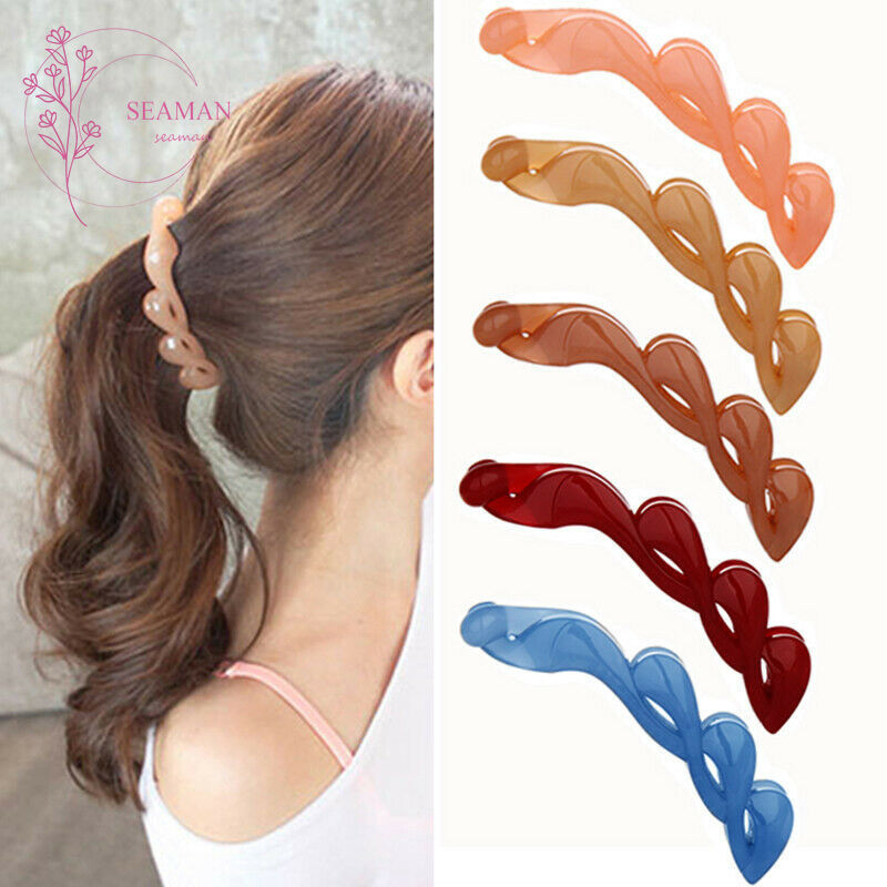 Kẹp tóc chất liệu acrylic phong cách Hàn Quốc xinh xắn cho nữ