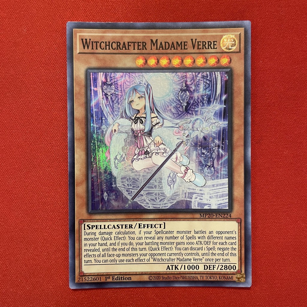 EN]Thẻ Bài Yugioh Chính Hãng] Witchcrafter Madame Verre