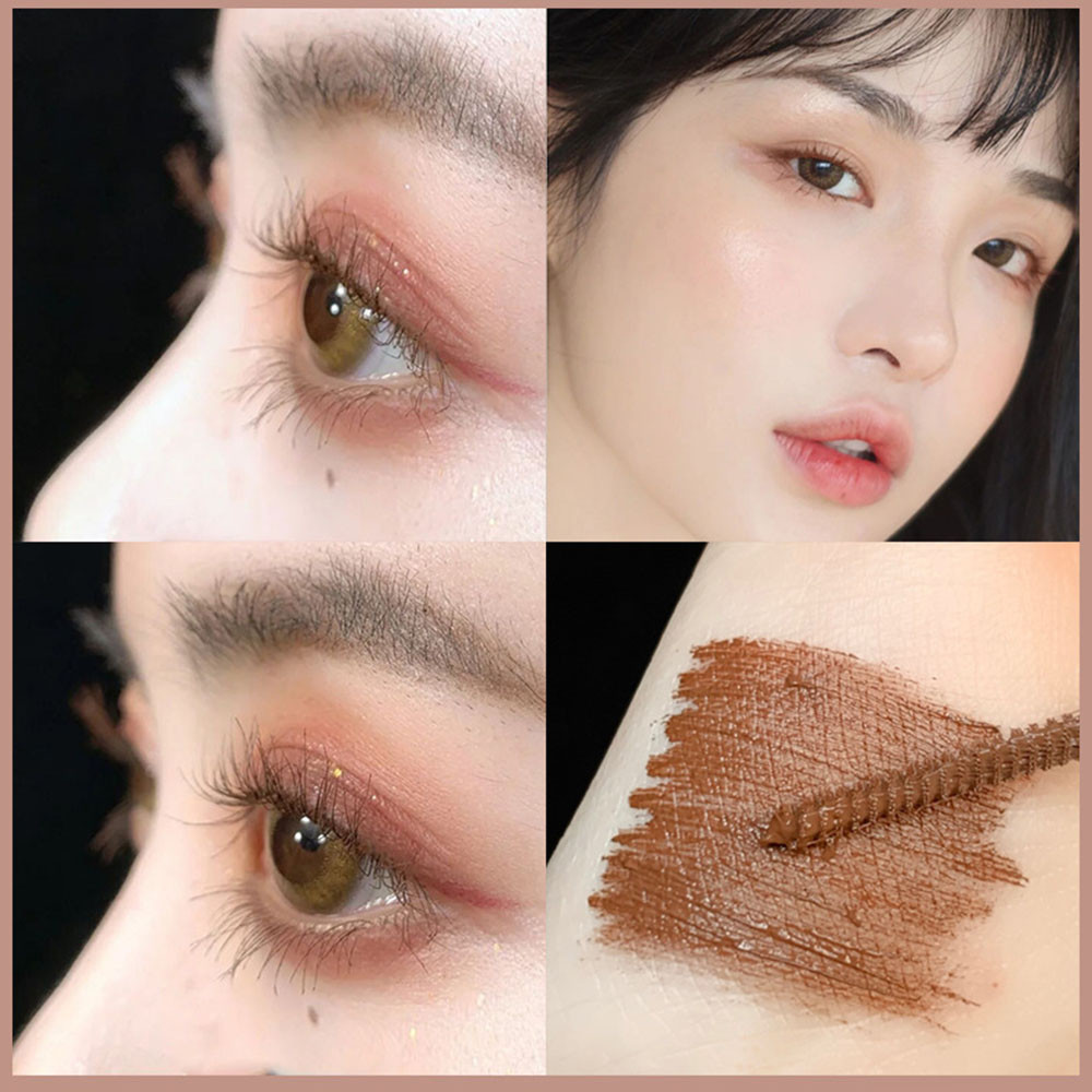 [Hàng mới về] Mascara chải cong lông mi tự nhiên 5 màu sắc tùy chọn chống thấm nước dành cho người mới bắt đầu
