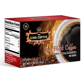Combo 4 hôp cà phê hòa tan đen - king coffee