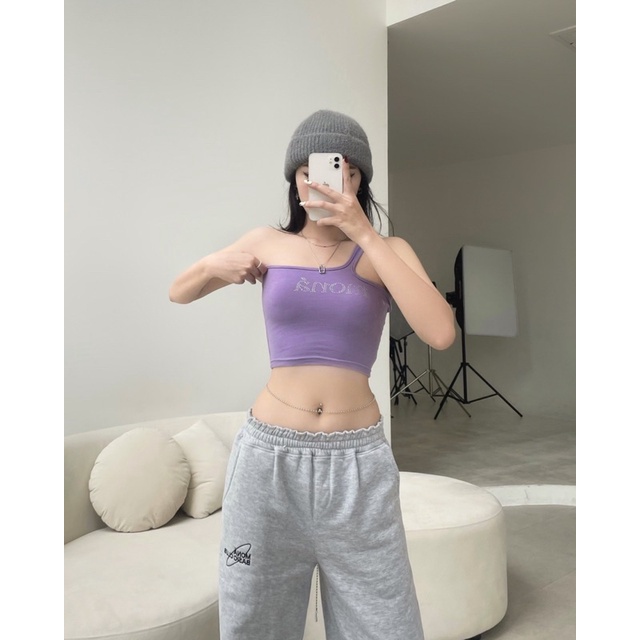 Áo croptop ba lỗ MONÁ - ROCKY