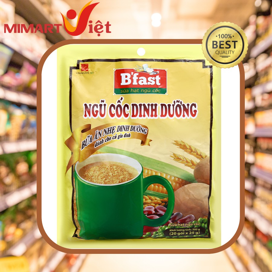 Ngũ cốc dinh dưỡng VinaCafé B'fast Gói 500g