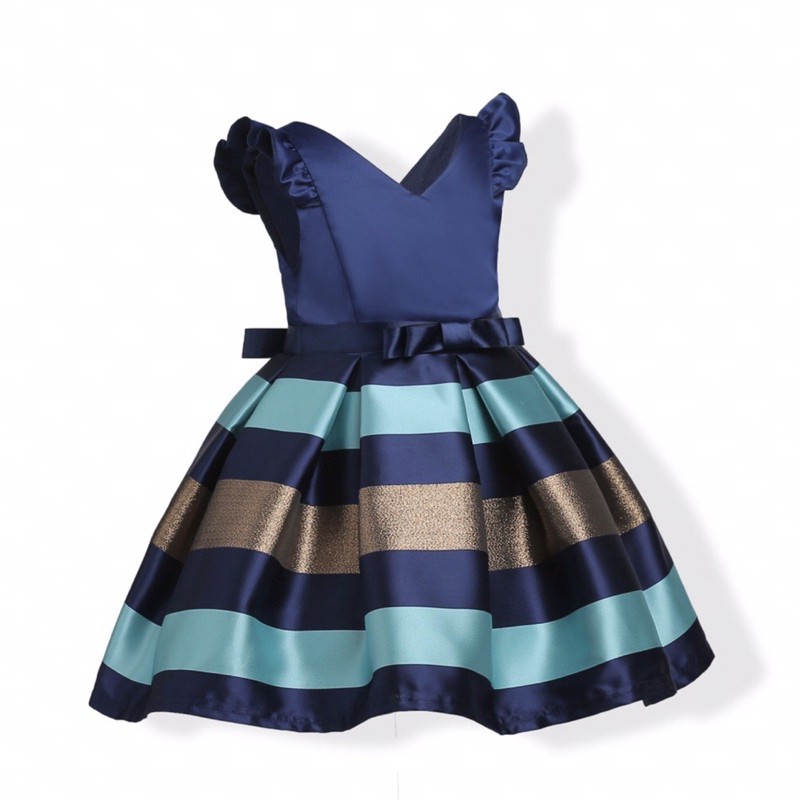 Đầm Công Chúa Kiểu Dáng Sát Nách, Cổ Tim vs Phối Nơ... Cho Bé Từ 02-07Tuổi.