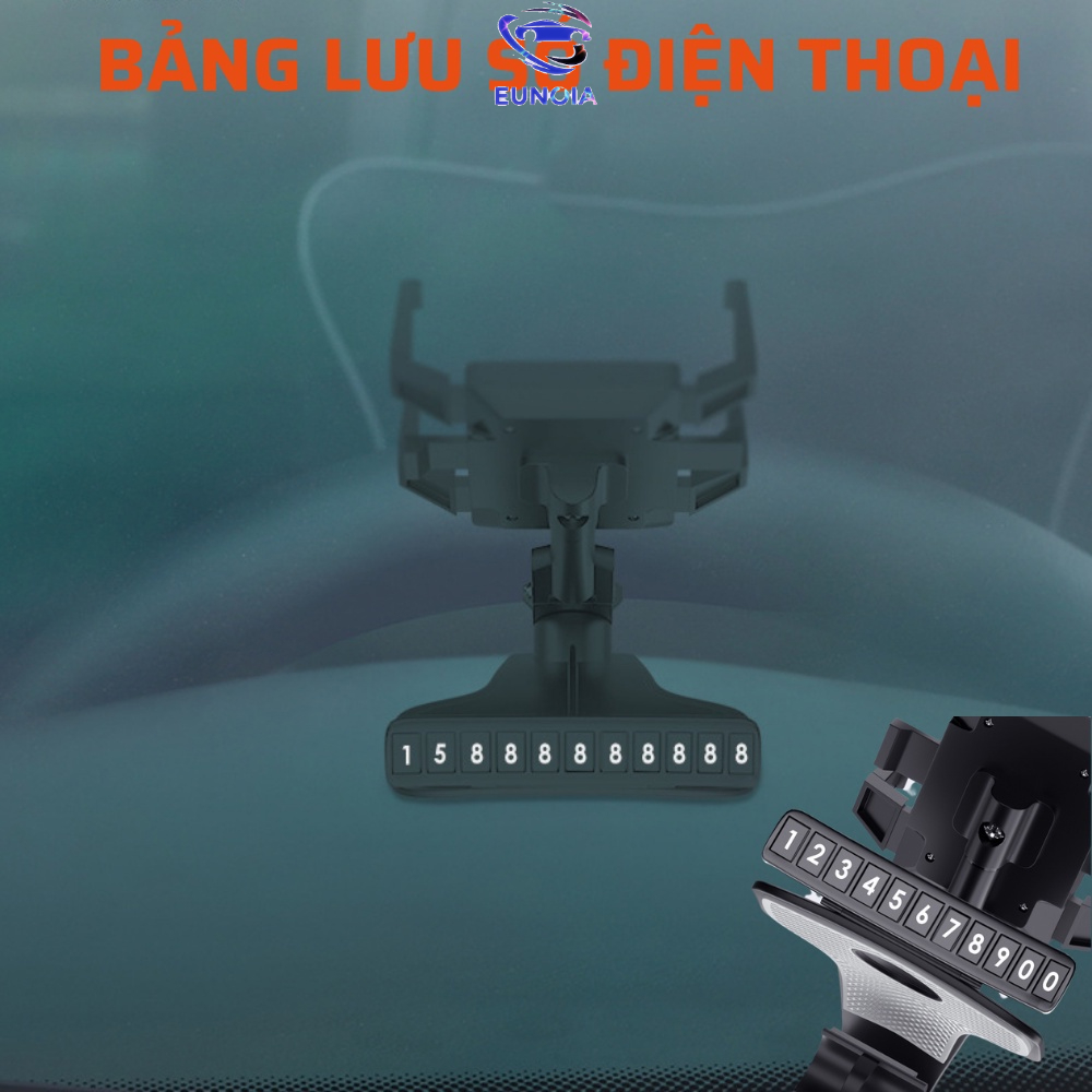 Giá đỡ kẹp điện thoại vô lăng để trên xe hơi ô tô xoay 360 độ chống rung treo đa điểm trên taplo, gương chiếu hậu