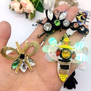 Miếng Dán Quần Áo Hình Con Ong Đính Đá