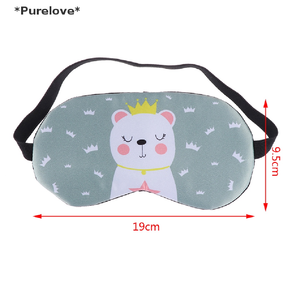 1 Mặt Nạ Ngủ Cho Mắt Chất Liệu cotton Thiết Kế Sáng Tạo