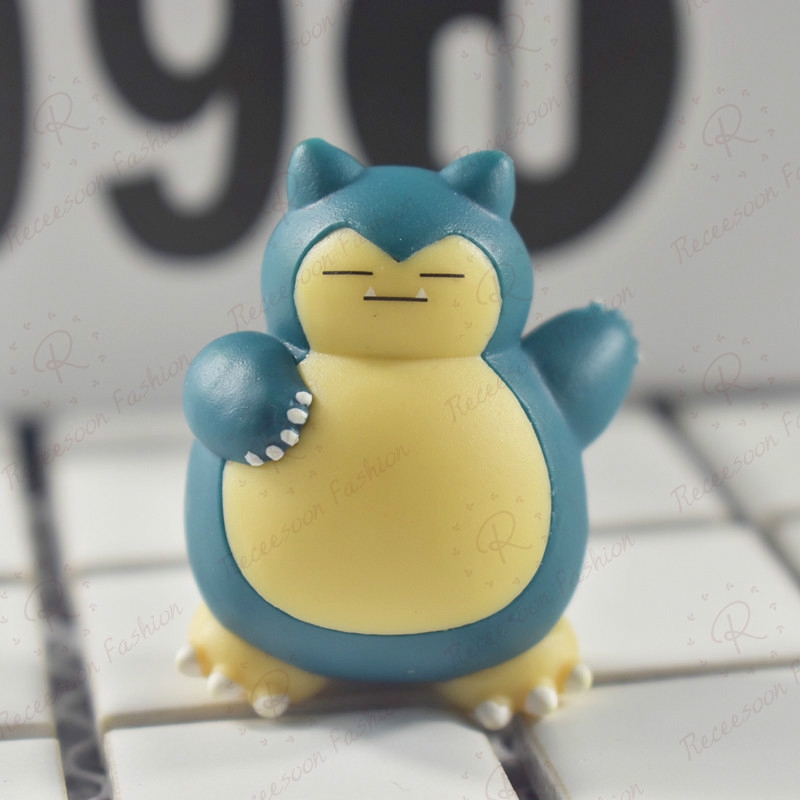 Bộ 5 mô hình nhân vật Pokemon snorlax Action