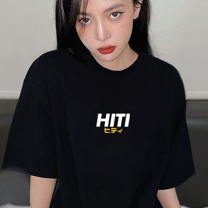 Áo thun nam nữ cổ tròn HiTi Logo - Áo phông nam nữ vải Cotton 2 chiều,dày dặn unisex - Hiti