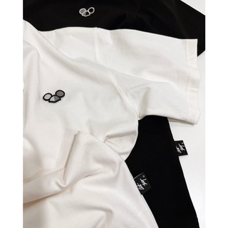 TEE MINI LOGO đen - ÁO THUN basic CHUỘT TRẮNG