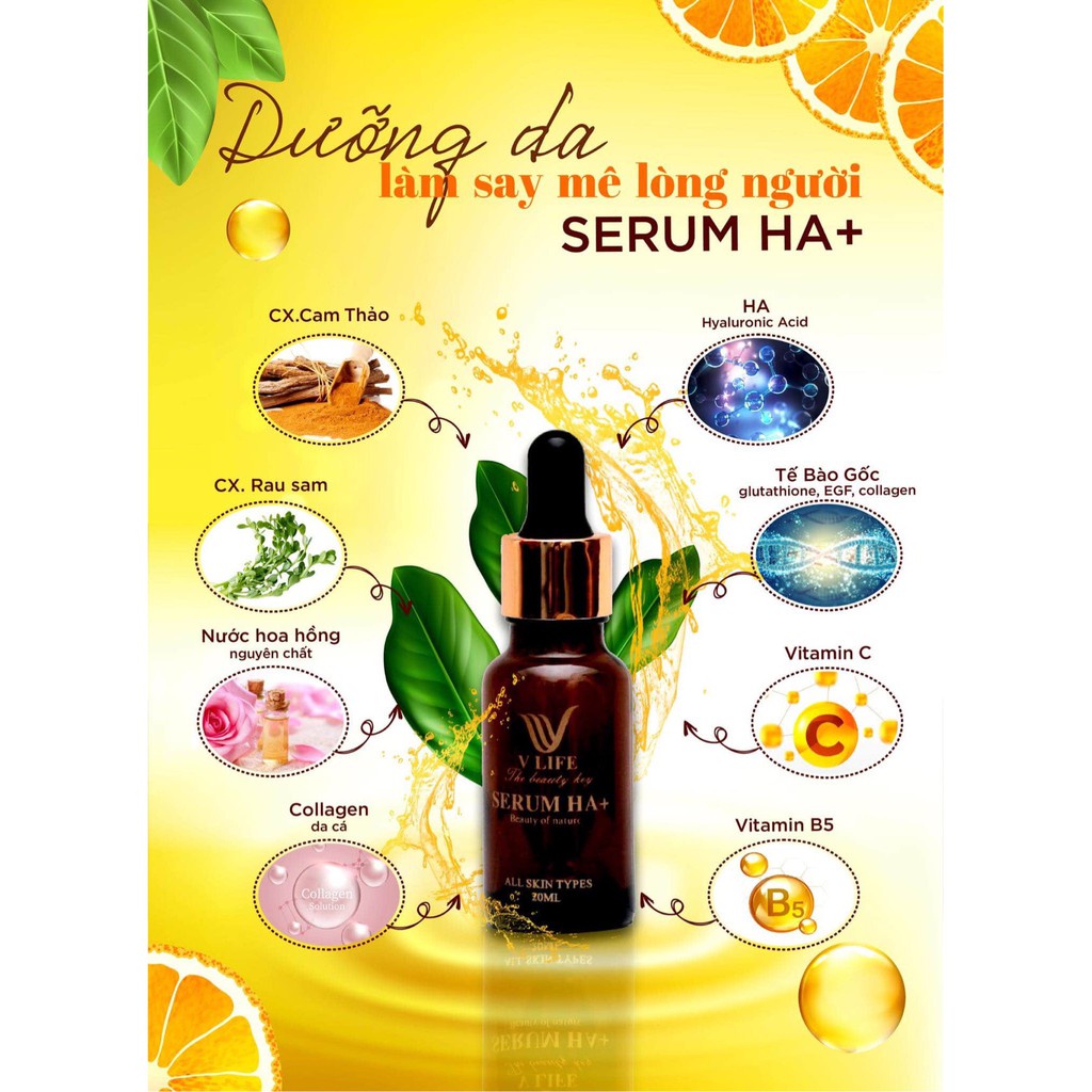 SERUM HA PLUS CHÍNH HÃNG - VLIFE 20ML