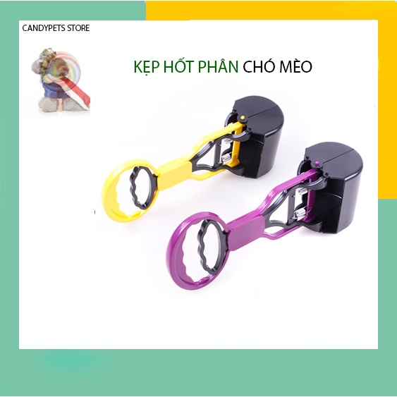 Dụng Cụ Hốt Phân Chó Mèo xẻng vệ sinh,Cây Gắp Phân Cho Chó,Cho Mèo CANDYPETS GH01