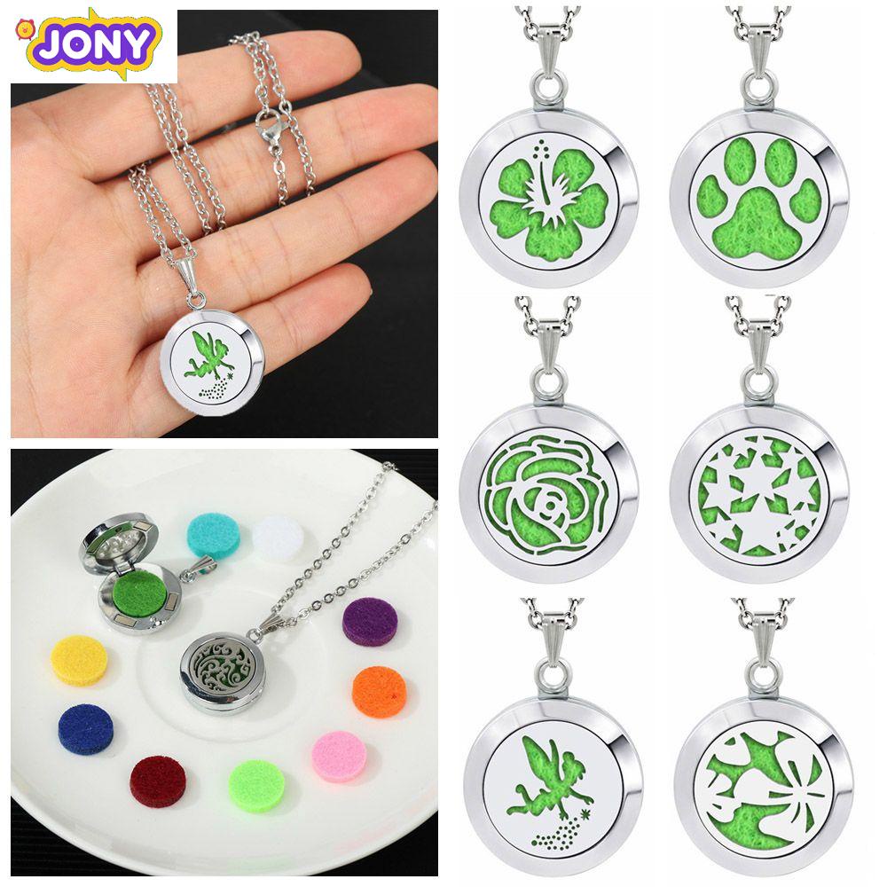 Mặt Vòng cổ Khuếch Tán Tinh Dầu Thơm Bằng Thép Không Gỉ 20MM Thời Trang Dành Cho Nam Và Nữ