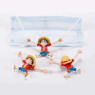 Móc khẩu trang hai đầu tránh đau tai hình nhân vật Luffy One Piece tiện dụng