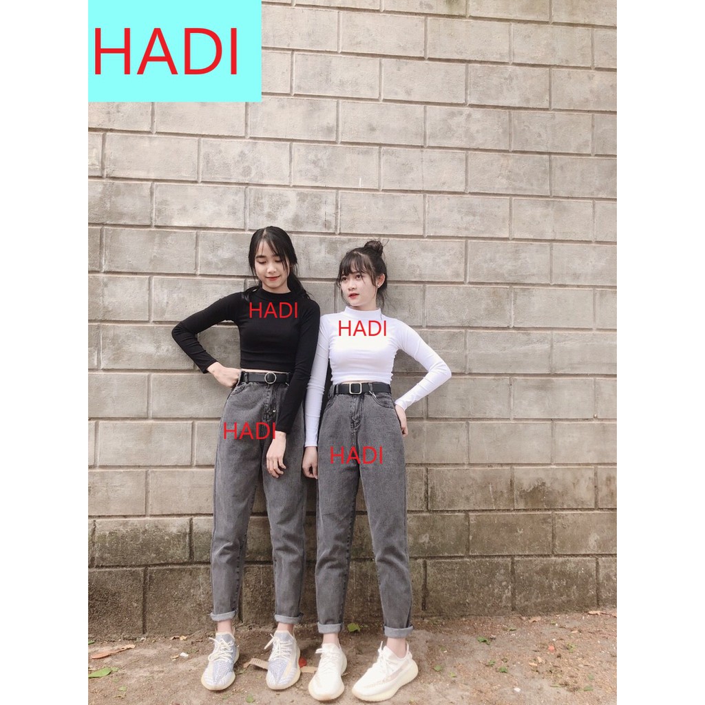 [ SIÊU RẺ SIÊU XỊN!!! ] QUẦN BAGGY JEAN XÁM NỮ HOẶC ÁO CROPTOP DÀI TAY NỮ CAO CẤP NITI CỰC CÁ TÍNH THÊM PHẦN PHONG CÁCH-