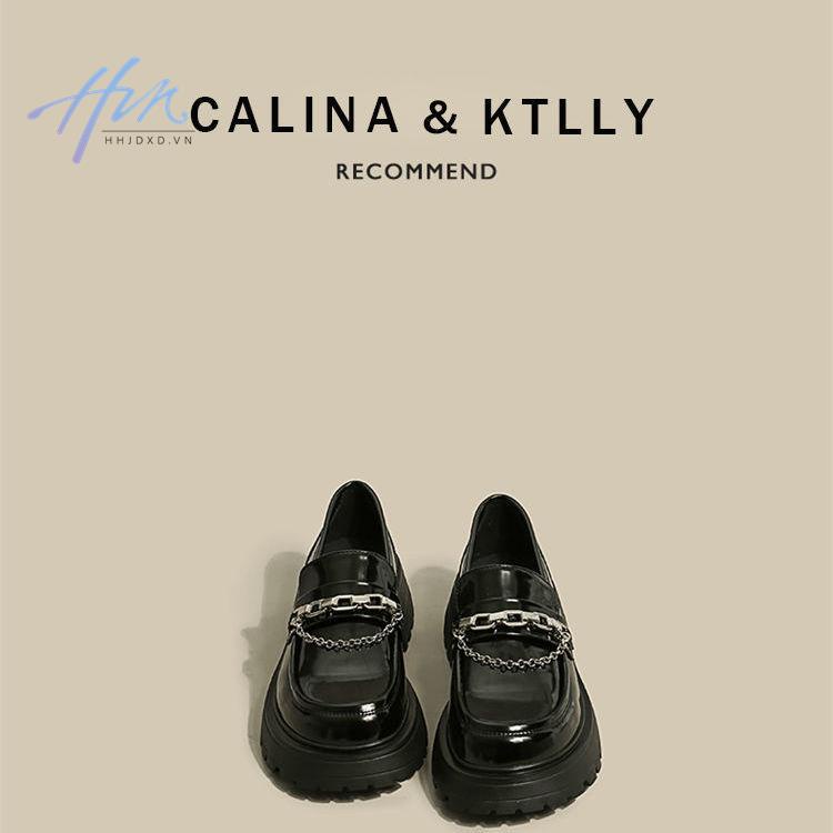 Giày Lười Da Phong Cách Retro Nhật Bản 2022 Hợp Mùa Xuân Thu Cho Nữ