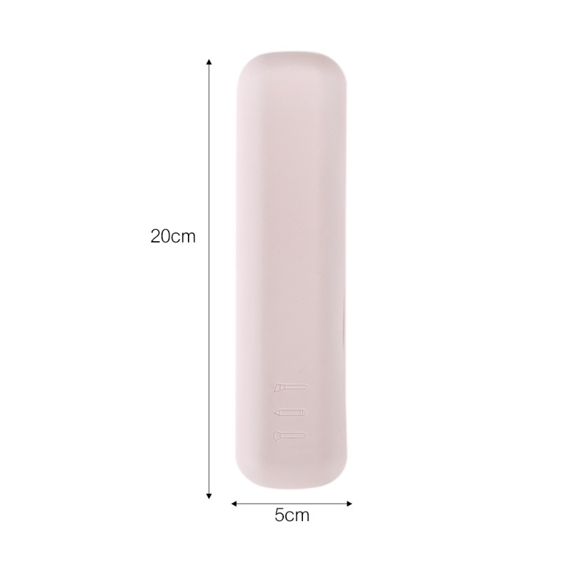 1 Hộp Đựng Cọ Trang Điểm Bằng Silicone Gọn Nhẹ Chống Nước Đa Năng