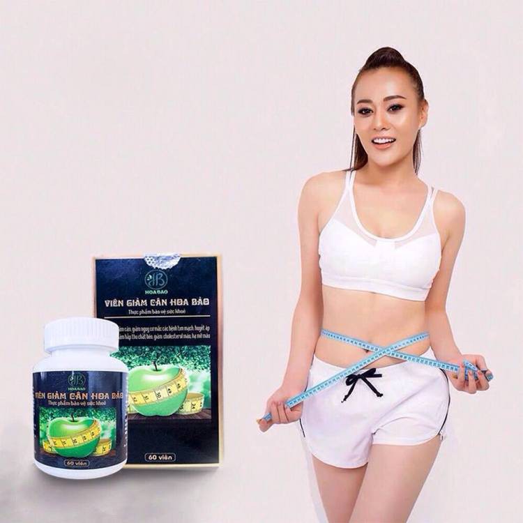 Viên giảm cân Hoa Bảo - Hỗ trợ giảm cân an toàn - Chiết xuất táo xanh - Hạ mỡ máu | BigBuy360 - bigbuy360.vn