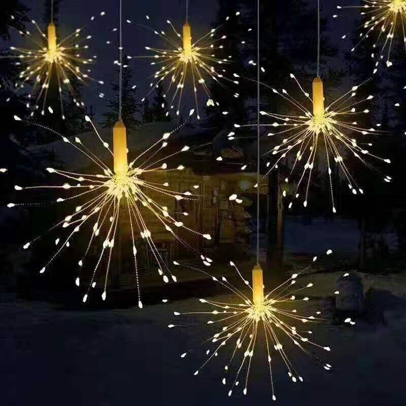 Bộ dây 5 chùm đèn Led pháo hoa firework 500 bóng ( loại đa màu sắc )