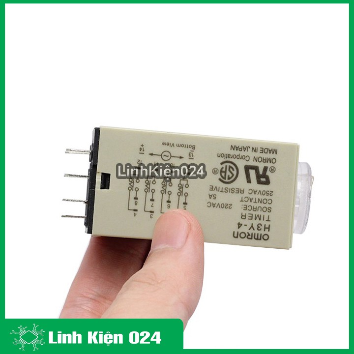 Relay Thời Gian Timer Omron H3Y-4 14P 12V