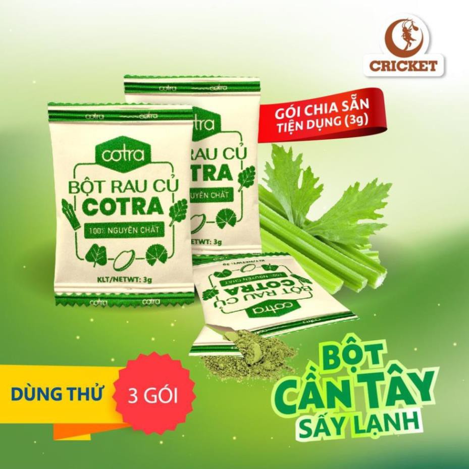 [HÀNG CHÍNH HÃNG] - Bột cần tây sấy lạnh nguyên chất giúp giảm cân, detox, trắng da, làm đẹp Dalahouse túi 50g