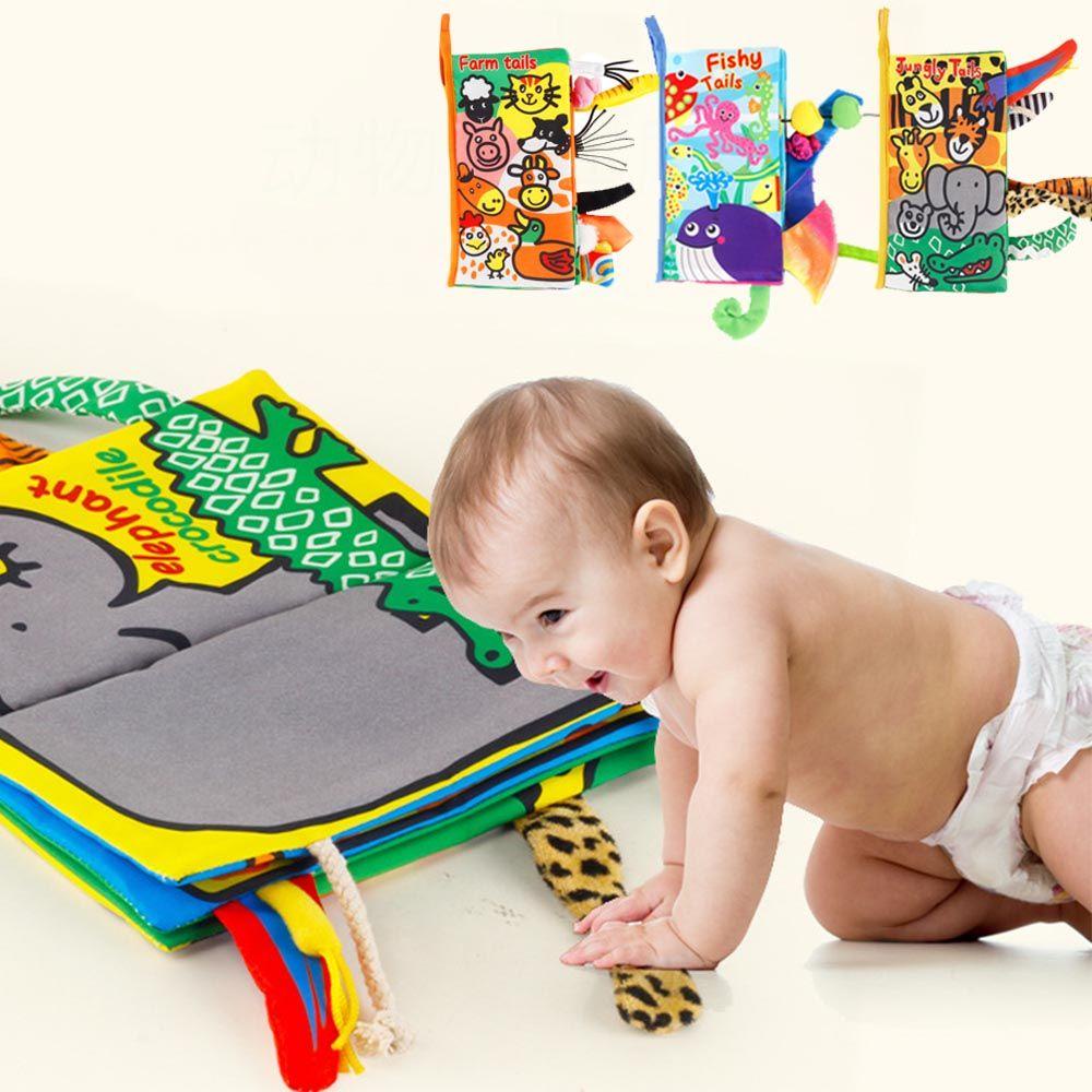 1 Sách Vải Hoạt Hình Rau Củ Phát Triển Trí Tuệ Dành Cho Trẻ