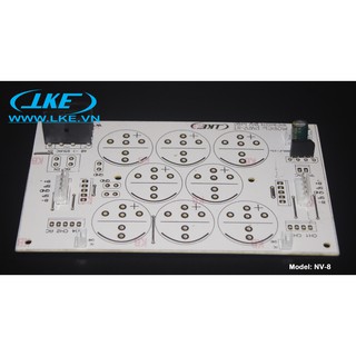 Mạch nguồn vuông 8 tụ ( Không bảo vệ loa )