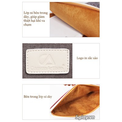 Túi chống sốc CanvasArtisan cho laptop.