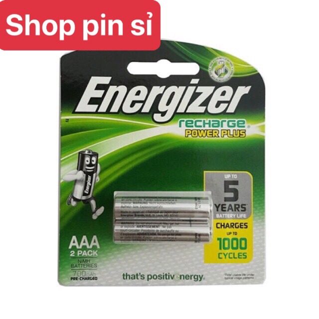 PIN SẠC AA, AAA, ENERGIZER, 2000mah, 700mah,(CHÍNH HÃNG)