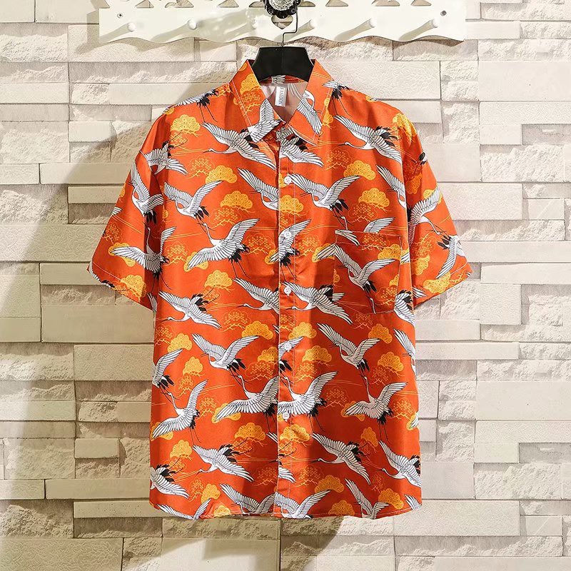 Set of Short Sleeve Flare Printed Shirts And Fashion Pants For Men | BigBuy360 - bigbuy360.vn