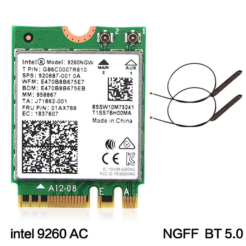 Dual Band Wireless-AC 9260 for Intel 9260NGW NGFF 802.11Ac Card | BigBuy360 - bigbuy360.vn
