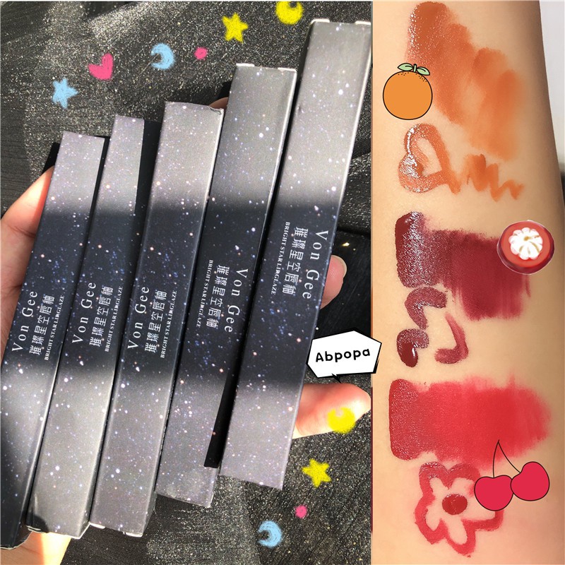 Son môi VONGEE mỏng tự nhiên bán lì lâu trôi chống thấm nước mềm mịn | BigBuy360 - bigbuy360.vn