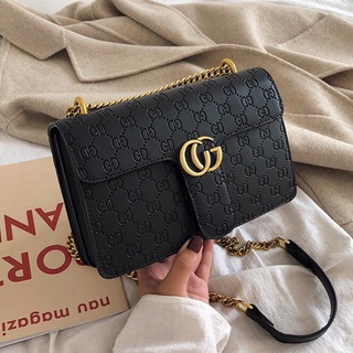 Túi xách nữ đeo chéo da vân chìm cao cấp dây xích sang trọng đi học đi làm đi chơi - Tito Fashion