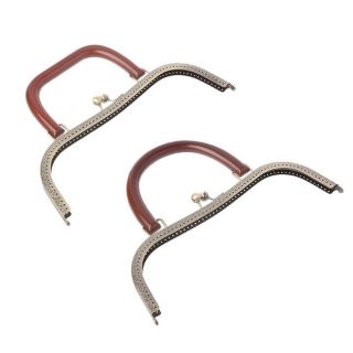 Khung túi xách quai gỗ 27cm