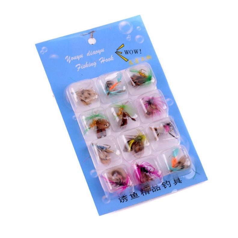 Mồi côn trùng bướm có lông vũ câu cá thiểu, mương, ngão, chày, rô ta, cá suối cho cần ul