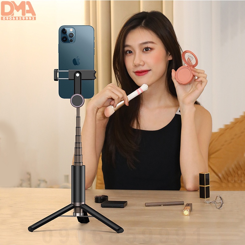 Gậy tripod selfie,chân livestream chụp hình review có remote cao cấp CYKE (N-MY)