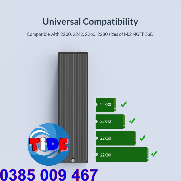 Box SSD M2 Sata  Orico M2PF-C3 – CHÍNH HÃNG – Bảo hành 12 tháng