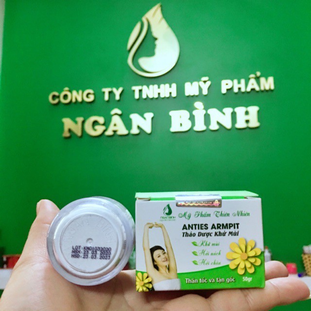 ✔️[100% Chính Hãng] Thảo Mộc Khử Mùi Ngân Bình ,Khử mùi Hôi Nách, Thâm Nách Có Tem Cào Điện Tử