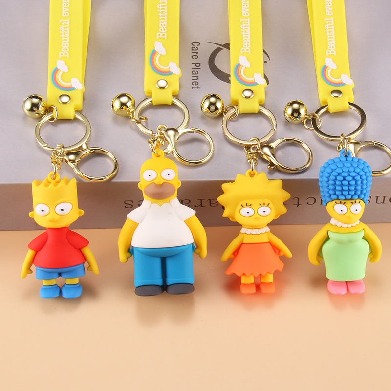 Móc Khóa Hình Hoạt Hình Simpsons Đáng Yêu